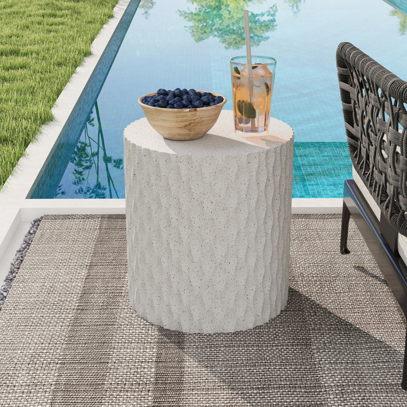 Round Lace Side Table