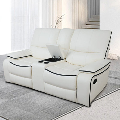 Leshawnda Faux Leather Recliner