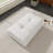 Kay Crumley Upholstered Modern Linen Fabric Ottoman-313276757