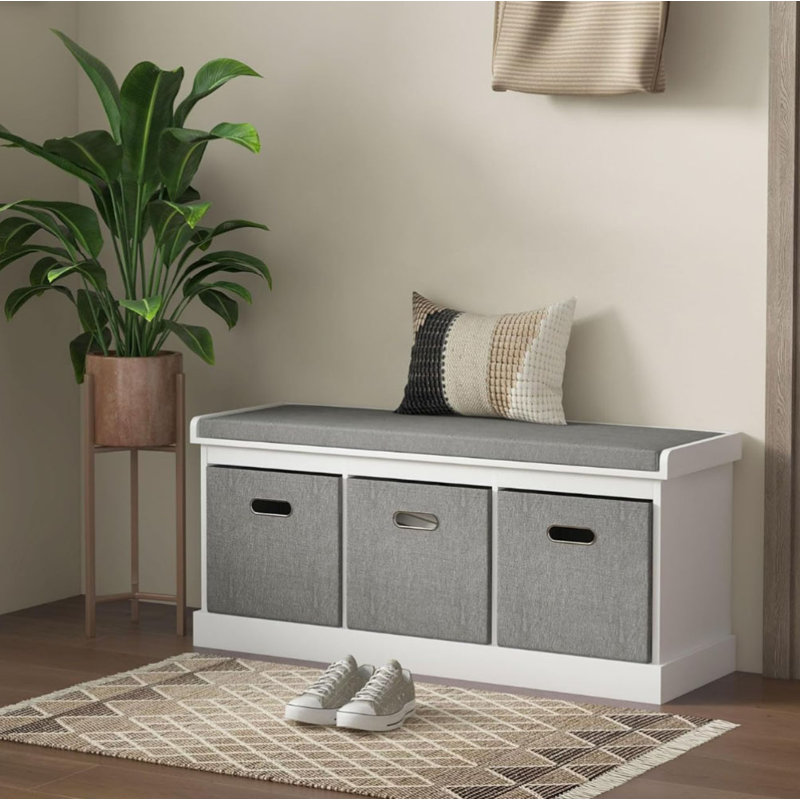 3 Pair Shoe Storage Bench