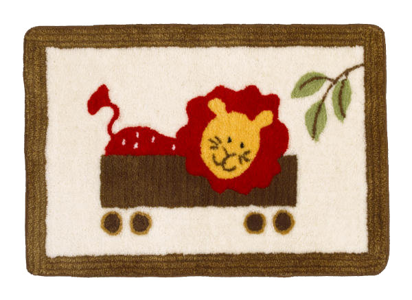 Animal Tracks Tapis, 3'4" x 2'2"