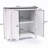 Angelin White Bathroom Cabinet