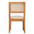 Extendable Round Wood Dining Set with Rattan Chairs for Versatile Kitchen Space Saving