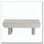 Table basse avec plateau en bois gris-1658366194