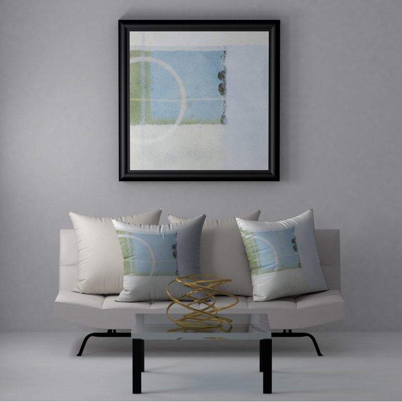 Housse et insert de coussin carré, H 20 po x l 20 po