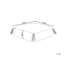 Deveraux Geometric White Square Floor Cushion