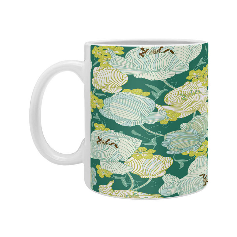 Grande tasse à café fleur fields