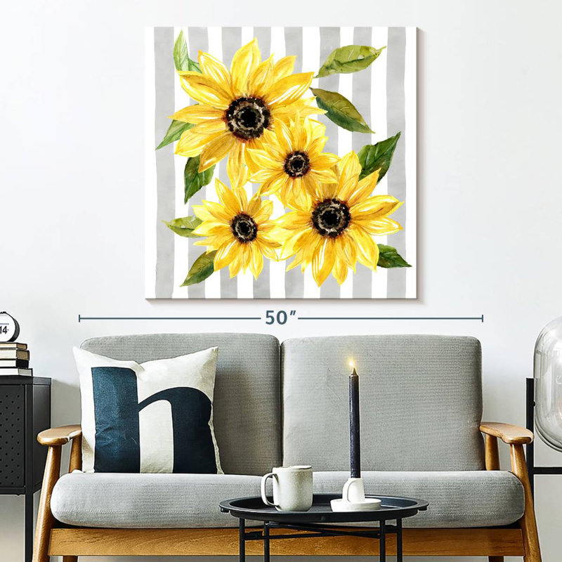 Tournesol II, H 33 po x l 33 po