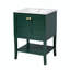Meuble-lavabo simple 24 po avec plateau en résine Leiding