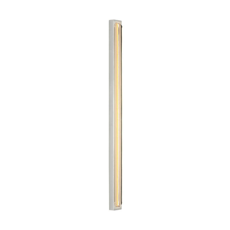 Bloccare 1 - Light LED Vanity Light, 23.9" H x 1.5" W x 1.4" D, Polished Nickel
