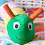 Charlee Caterpillar 3D Shaped Cushion
