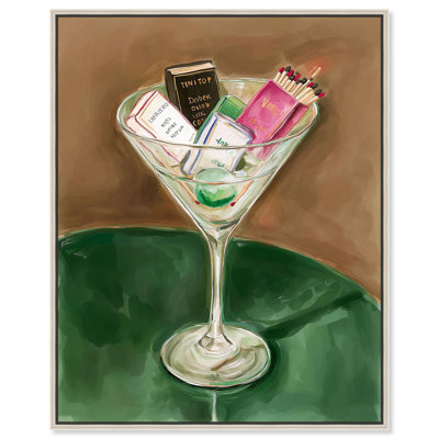 "Martini of Mementos", reproduction d'art sur toile par Art Remedy