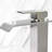 Stainless Steel Bathroom Faucet Featuring Waterfall Spout And Single Handle Operation Modern With Design-124241924