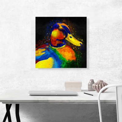 «Duck Goose Mallard Bird», impression sur toile tendue