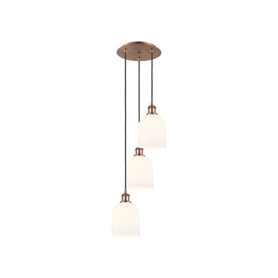 Luminaire suspendu grappe 3 lumières Odaniel