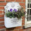 Pot à fleurs mural rétro en métal pour plantes d'intérieur et d'extérieur, plantes artificielles et fleurs, panier de rangement mural pour cartes postales-214017577