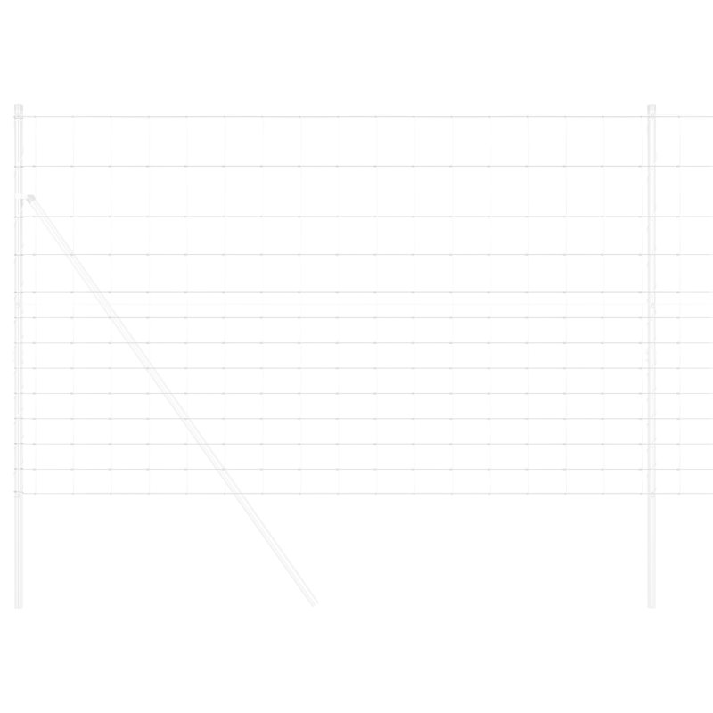 Vidaxl Field Fence Galvanised Steel, 150cm H x 1000cm W