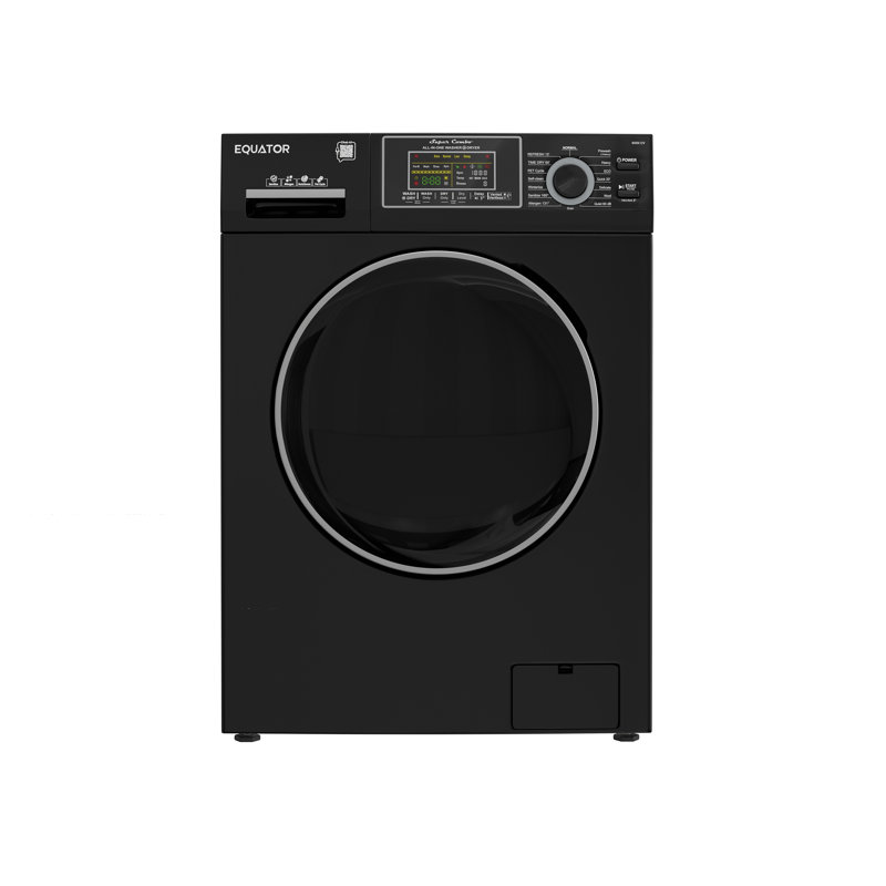 Laveuse-sécheuse tout-en-un ventilé / sans évent Equator Max 2,5 pi3 / 26 lb 1400 tr / min 110 V, Black