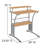 Calles Metal Base Computer Desk-1106206190