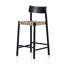 Heisler Bar Stool with Solid Wood Frame-121083327