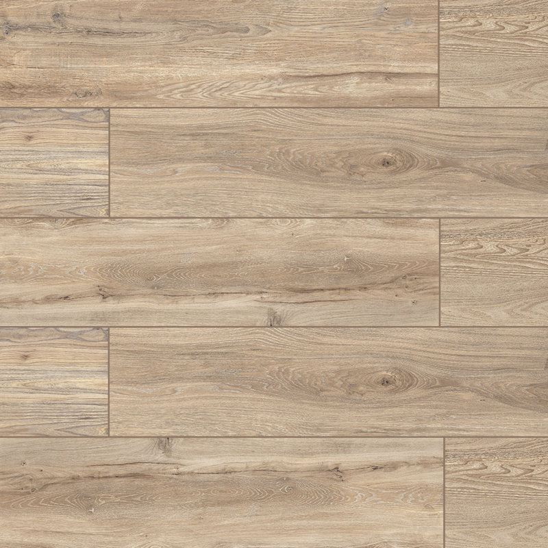 Carrelage aspect bois porcelaine sable 12 x 48 Vermont, Sable