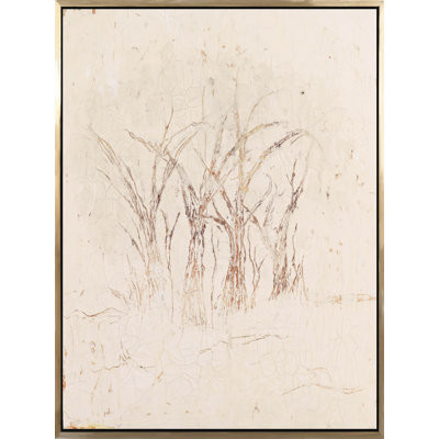 «Fall Rest» - Peinture sur toile à cadre flottant