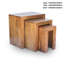 Solid Wood Sled Nesting Tables