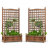 Georgia-May Wood Planter Box with Trellis-890813546