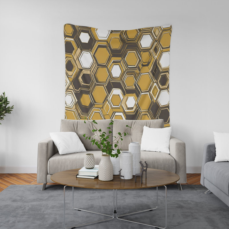 Tapisserie murale, H 80 po x l 68 po