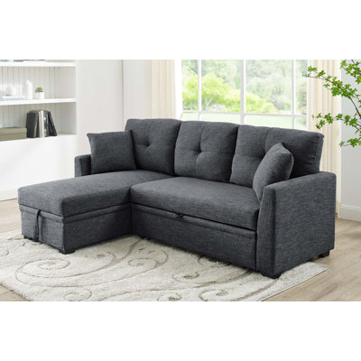 Wade Logan® Barrientez 85'' Upholstered Sleeper Sofa & Reviews | Wayfair