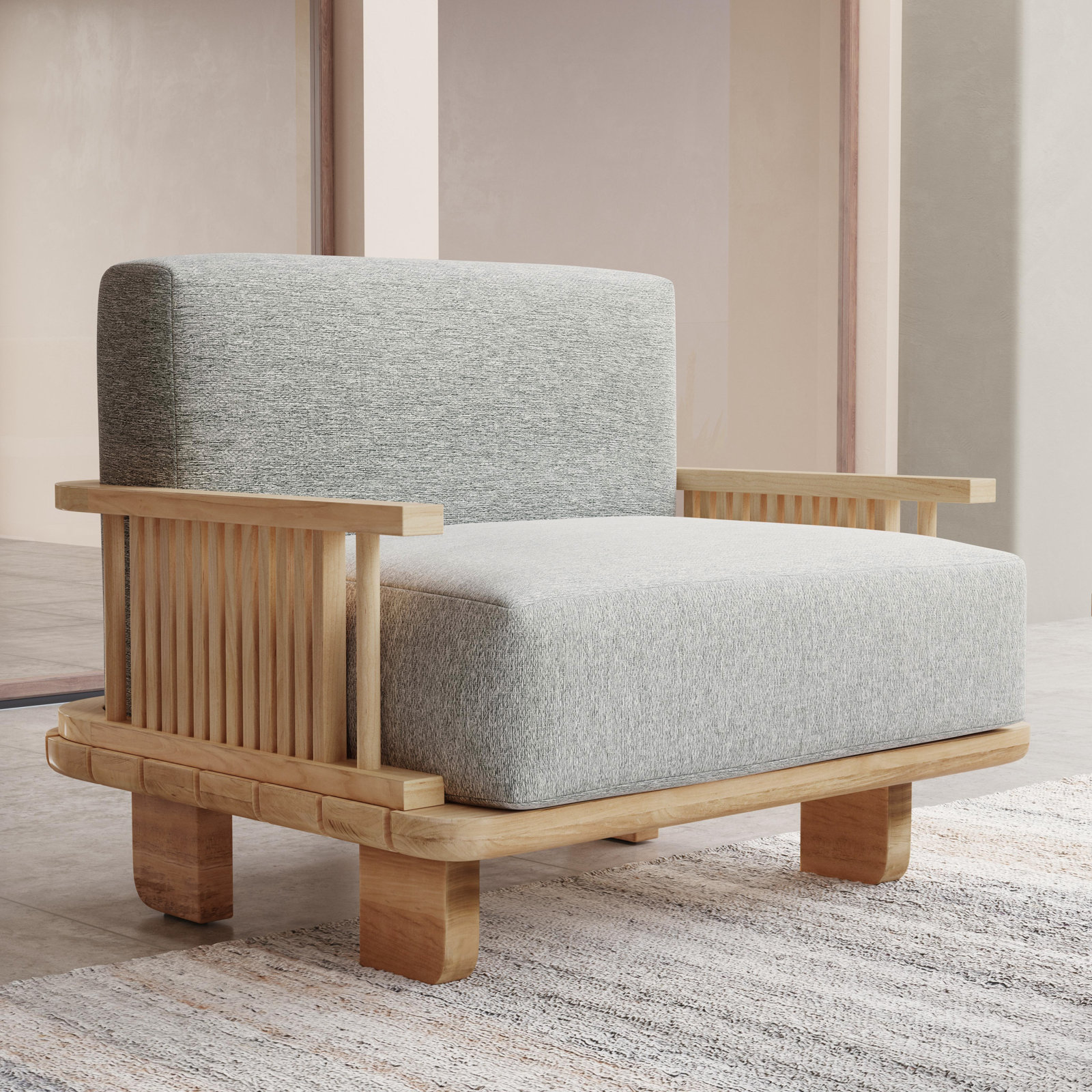 Melany Patio Chair with Cushions