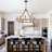 Hendon 12 - Light Dimmable Kitchen Island Wagon Wheel Chandelier-102052524-118944759