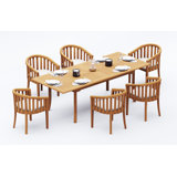 Lenong Outdoor Teak Dining Set