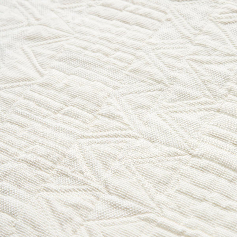 Bizantino Quilted Weave Fabric, Ivory
