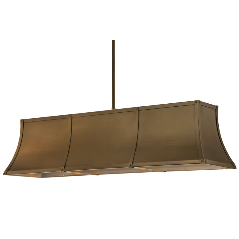 Luminaire suspendu oblong de 64 po Nadine