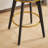 Counter Height Bar Stools Set Of 2, 26" H Seat Height, 360° Swivel Upholstered Barstools With Backs And Metal Legs-87584254