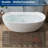Johanna 65'' Freestanding Deep Soaking Acrylic Bathtub with Overflow Drain