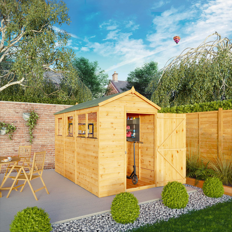 Mercia 10 X 5 Modular Shiplap Apex Shed
