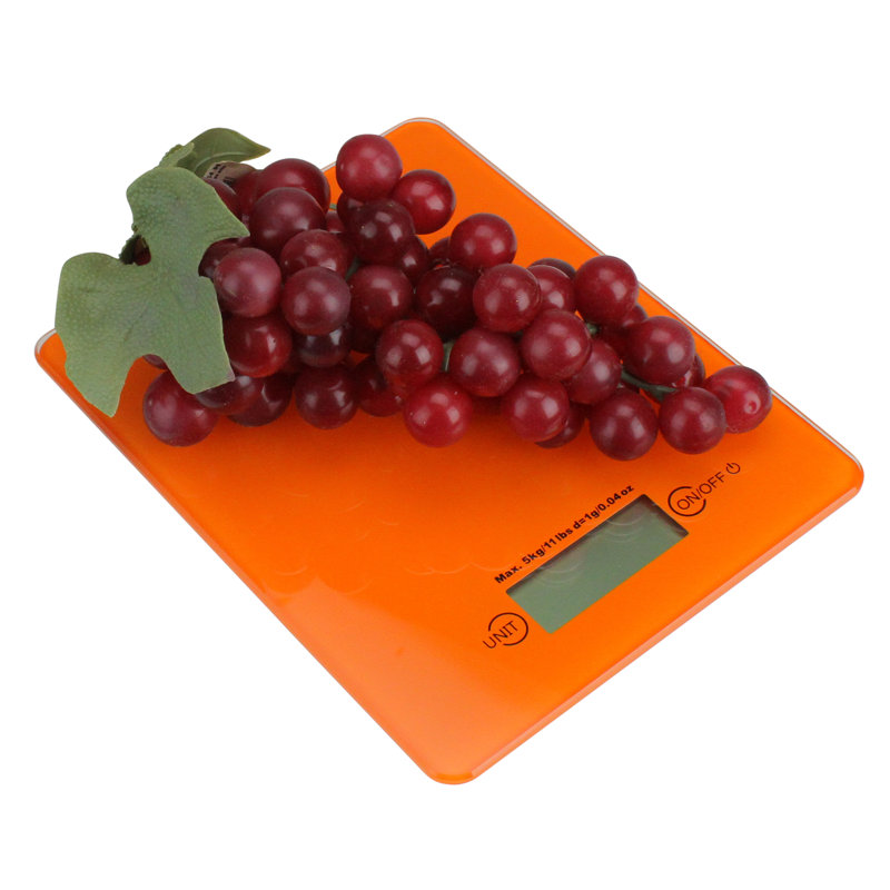 Balance numérique à piles 7,25 "orange