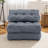 Compression Corduroy Fabric Sofa Bed Bean Bag Chair Memory Foam Filled-123804695