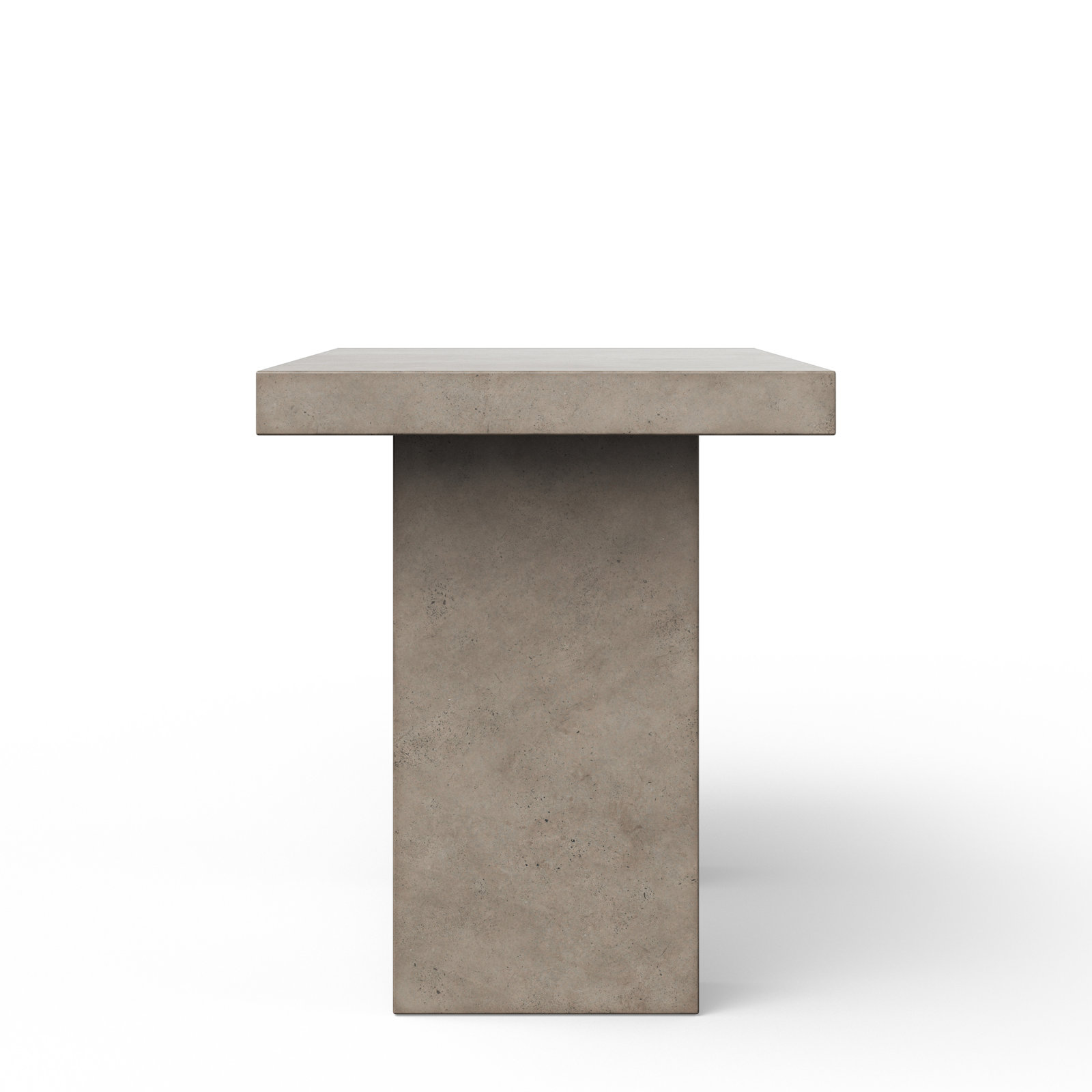 Kareen Dining Table, Dark Gray, Bar Table (41.75" Height), 70.75" L x 35.5" W