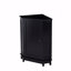 Armoire de salle de bain Armoire de rangement de coin triangulaire avec tablettes réglables