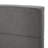 Modern King/ King Sized Headboard With Waffle Stitch And Piped Edges, Adjustable Height 48.5 - 53 In, Charcoal Grey Bed Part Contemporary Stitching-1858336556