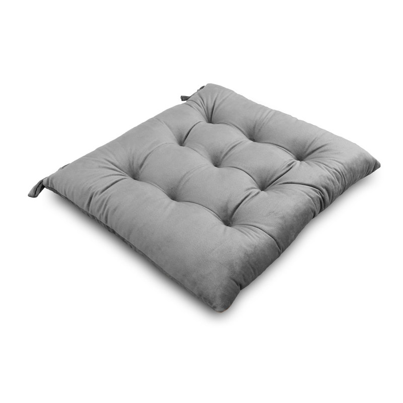 Outdoor 3'' Dining Chair Seat Cushion, Silver