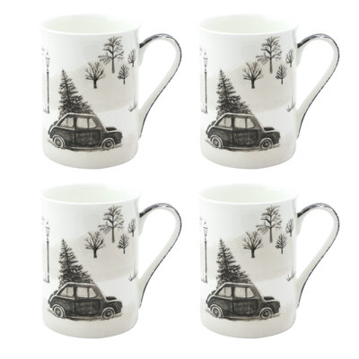 Scandinavian Wonderland Bone China Coffee Mug