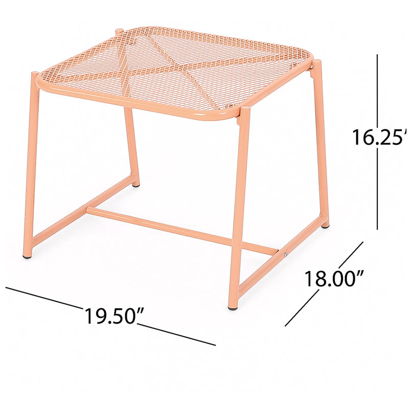 TABLE D'APPOINT H 15,5 po ELBA, Orange