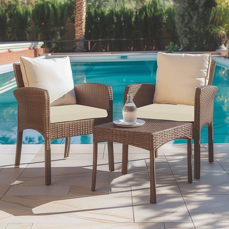 Outdoor 2'' Seat Cushion, Beige