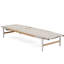 Méridienne d'extérieur en aluminium - deux chaises longues, structure, filet respirant pour le confort, pieds arrondis d'aspect rustique, soutien ergonomique, entretien simple, espaces appropriés, filet de rouille pour patio 2, corde