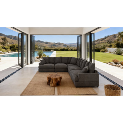 Harborstone 7-Piece Deep-Seat Modular Sofa