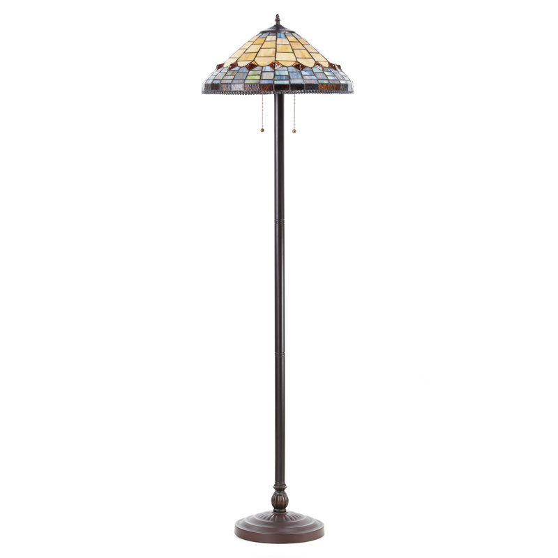 Lampe sur pied avec abat-jour 62,2 po 